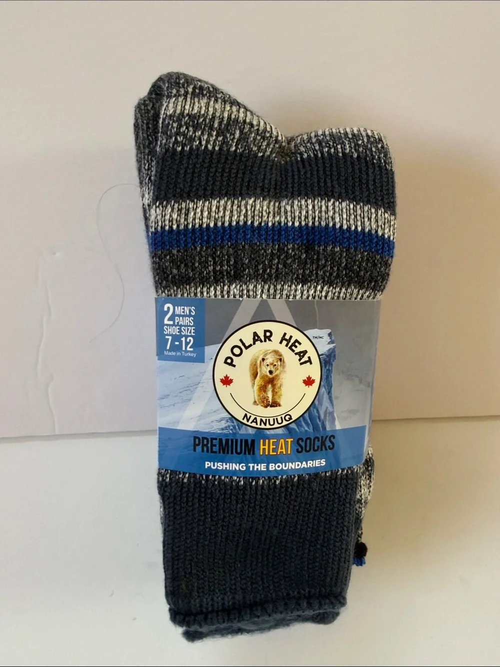 New Men’s Polar Heat 2 Pairs Premium Heat Socks